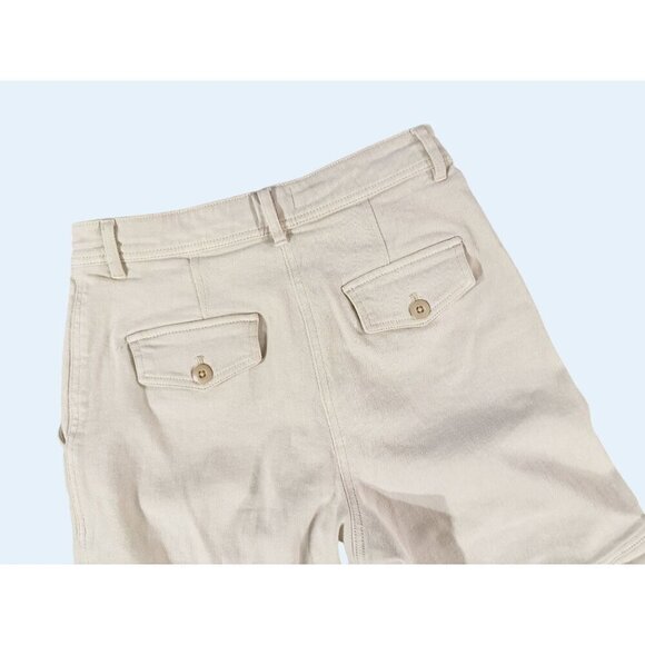 WILFRED FREE Cream Ivory Cargo Hi Rise Jeans Pants Size 6 - Picture 7 of 8
